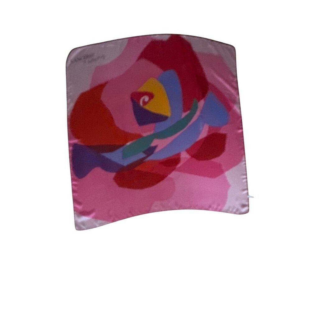 Lancome X Ashley Mary Scarf With Abstract Floral Pattern